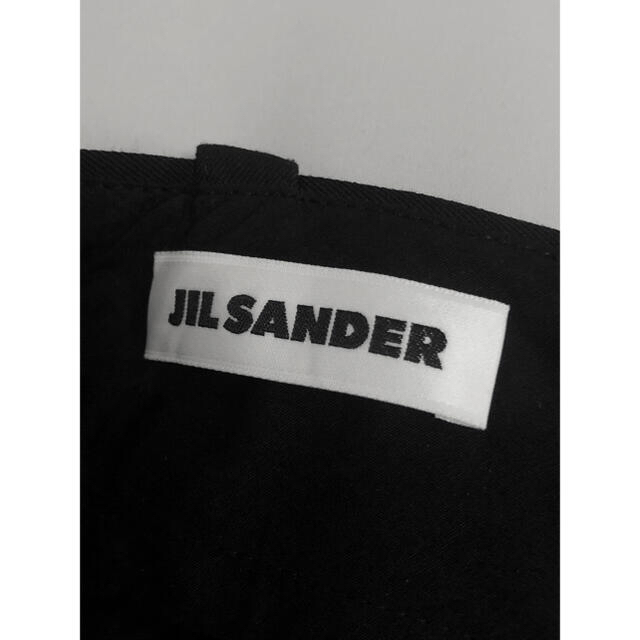 Jil Sander(ジルサンダー)のJIL SANDER 20AW ウールギャバジン ベルト付き ワイドパンツ メンズのパンツ(スラックス)の商品写真