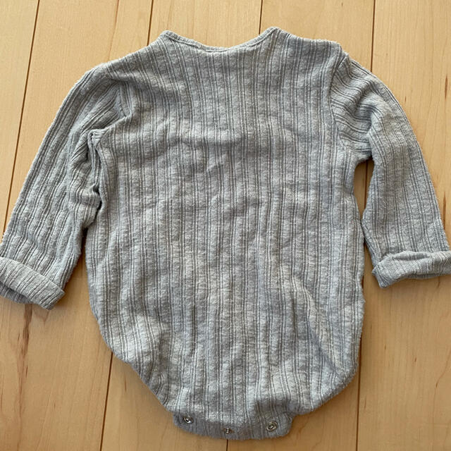 ZARA KIDS(ザラキッズ)のZARA baby ニット風リブロンパース キッズ/ベビー/マタニティのベビー服(~85cm)(ロンパース)の商品写真