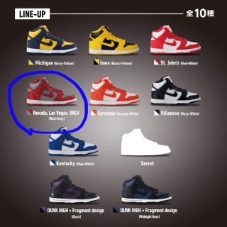 バンダイ(BANDAI)のNIKE DUNK HIGH miniature collection ガシャ(その他)