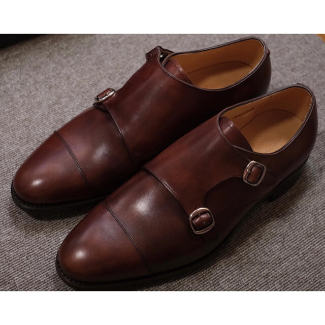 Crockett&Jones(クロケットアンドジョーンズ)のレイマー　Raymar ダブルモンク　25.5（US7.5） メンズの靴/シューズ(ドレス/ビジネス)の商品写真