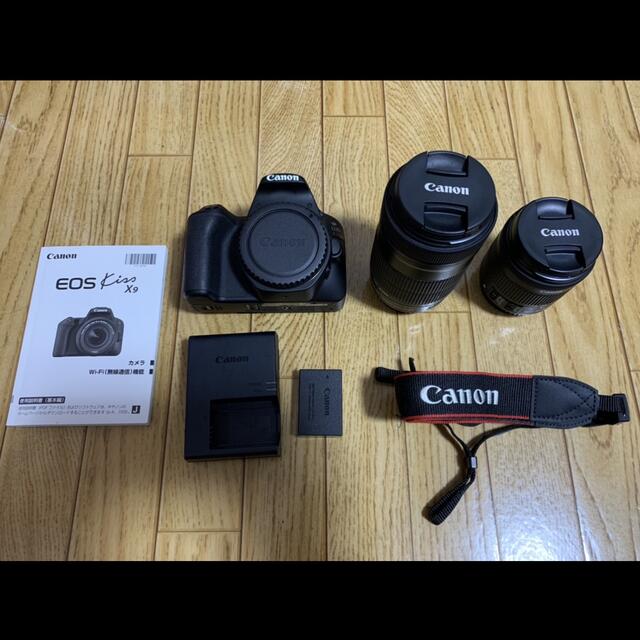 CANON eoskissx9 ダブルズームレンズキット　値下げしました