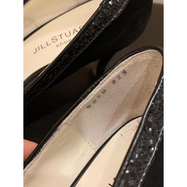JILLSTUART(ジルスチュアート)のジルスチュアート　22.5 パンプス　黒　リボン　結婚式　就活　 レディースの靴/シューズ(ハイヒール/パンプス)の商品写真
