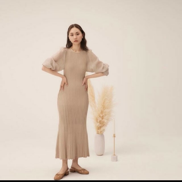 ロングワンピース/マキシワンピースRANDEBOO   puff knit dress