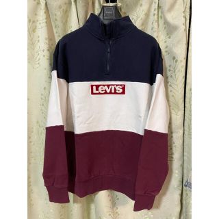 リーバイス(Levi's)のLevi’s Box Logo Half Zip Pullover US M(スウェット)