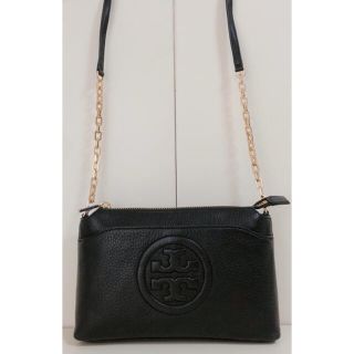 トリーバーチ(Tory Burch)の☆超美品☆送料無料☆トリーバーチレザーショルダーバッグ☆ブラック☆(ショルダーバッグ)