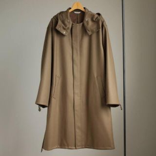 コモリ(COMOLI)のAURALEE LIGHT MELTON LONG HOODED COAT(ステンカラーコート)