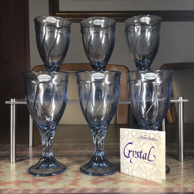 未使用　ノリタケ　グラス　クリスタル　シャンパングラス　ビアグラス　ワイングラス