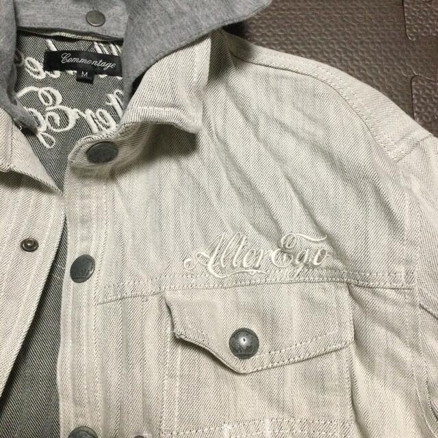 GジャンM　七分袖　中古 メンズのジャケット/アウター(Gジャン/デニムジャケット)の商品写真