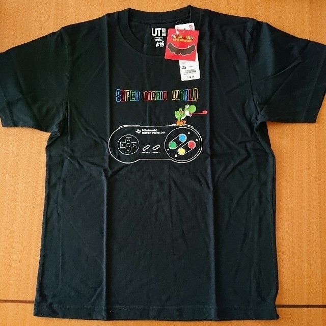 UNIQLO(ユニクロ)のユニクロ スーパーマリオ Tシャツ ブラック USサイズ XS メンズのトップス(Tシャツ/カットソー(半袖/袖なし))の商品写真