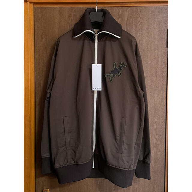 MARNI - 48新品 MARNI メンズ ハイネック トラック ジャケット MARNI - 48新品 MARNI メンズ ハイネック トラック ジャケット