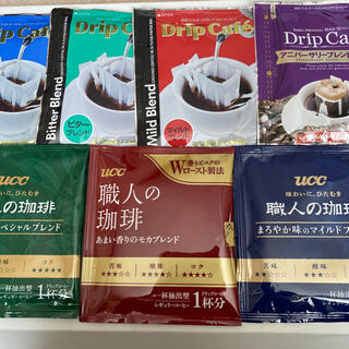 ユーシーシー(UCC)のドリップコーヒー　7種　①(コーヒー)