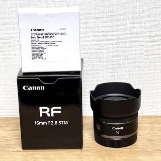 Canon - RF16mm F2.8 STM + 純正レンズフード EW-65Cの通販 by