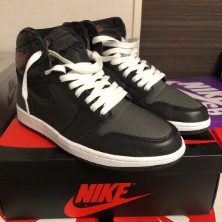 NIKE AIR JORDAN 1 赤黒 ブラックサテン 期間限定特別特価！(スニーカー)