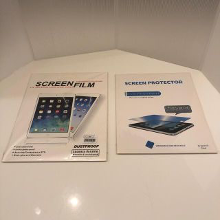 iPad air1&2用　液晶フィルム　2枚セット(保護フィルム)