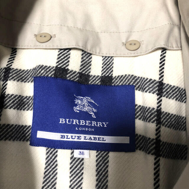 BURBERRY BLUE LABEL(バーバリーブルーレーベル)の週末限定価格　バーバリーブルーレベル   トレンチコート　ライナー付 レディースのジャケット/アウター(トレンチコート)の商品写真