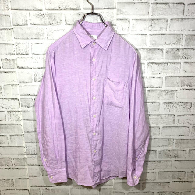 ユニクロ+J 長袖シャツパープルSサイズ