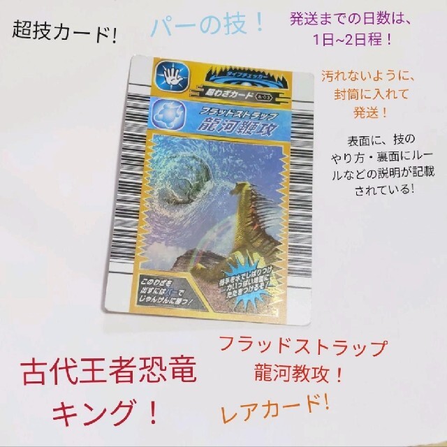 SEGA - 古代王者恐竜キング レアカード フラッドストラップ龍河 SEGA - 古代王者恐竜キング レアカード フラッドストラップ龍河
