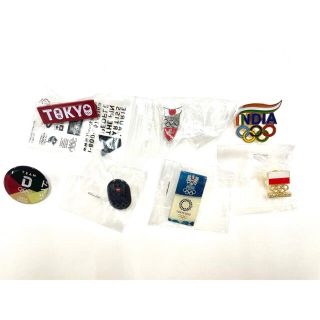 【非売品】東京オリンピック　選手と交換したピンバッジ(記念品/関連グッズ)