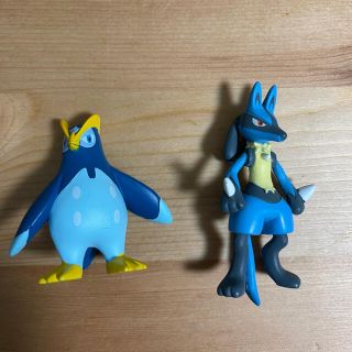 ポケモン(ポケモン)の【吉野家】ポケ盛り牛丼セット　ポケモンフィギュア（ポッタイシ＆ルカリオ） (ゲームキャラクター)