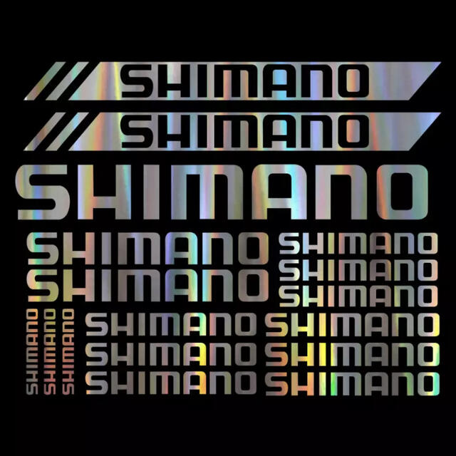 SHIMANO - SHIMANO レインボーステッカー ロードバイク フィッシング 釣りの通販 by Francis's shop｜シマノならラクマ