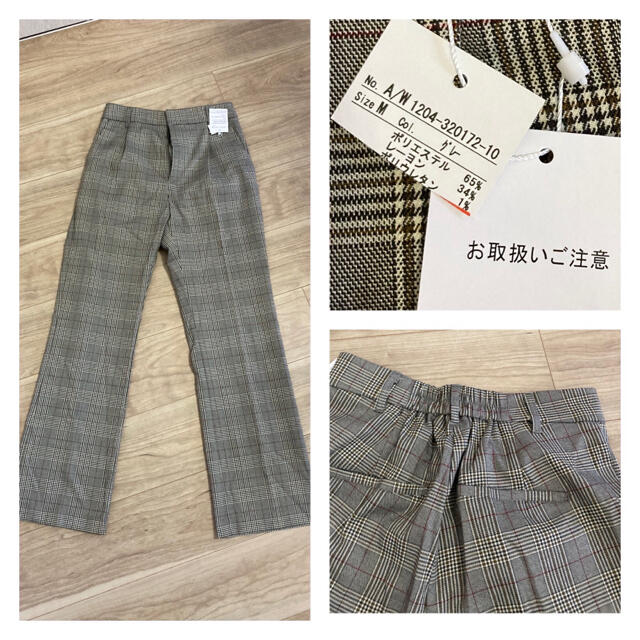 INGNI(イング)の【新品】INGNI/チェックパンツ（M） レディースのパンツ(カジュアルパンツ)の商品写真