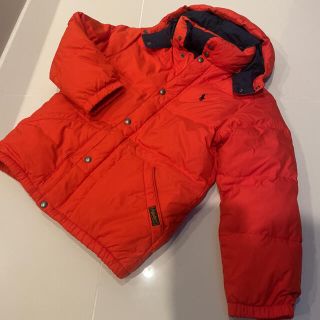 ラルフローレン(Ralph Lauren)のラルフローレン　ダウンジャケット　150 オレンジ　男の子　ジュニア(ジャケット/上着)