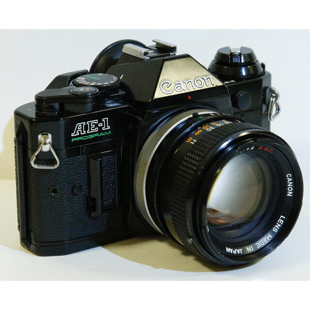 Canon(キヤノン)の【超美品】Canon AE-1 PROGRAM+FD50mm 1.4 S.S.C スマホ/家電/カメラのカメラ(フィルムカメラ)の商品写真