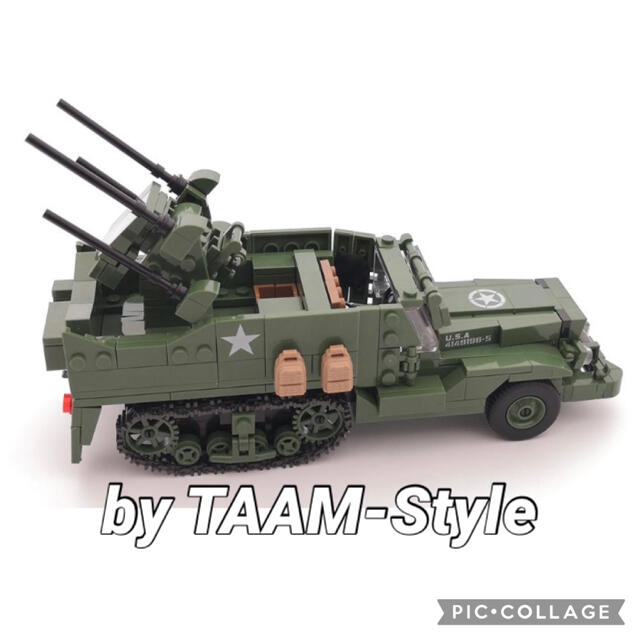 M16 対空自走砲 レゴ互換品 518ピース エンタメ/ホビーのおもちゃ/ぬいぐるみ(模型/プラモデル)の商品写真