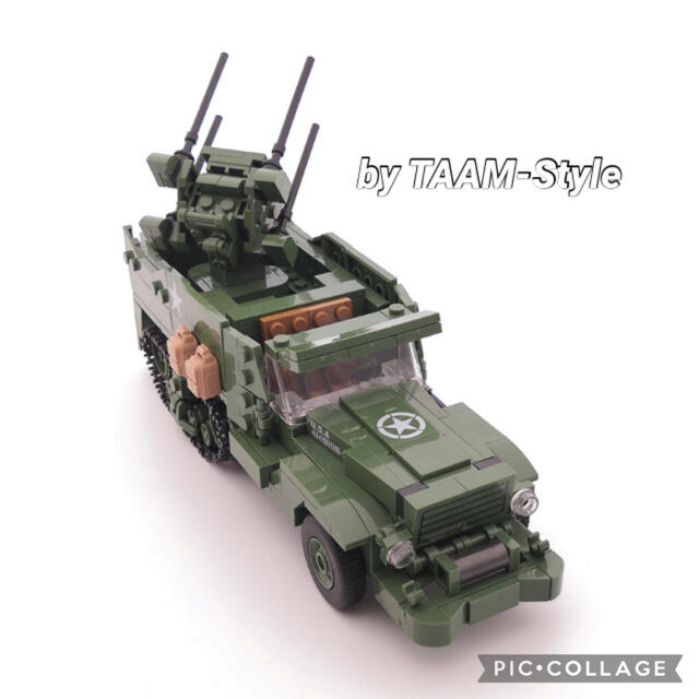 M16 対空自走砲 レゴ互換品 518ピース エンタメ/ホビーのおもちゃ/ぬいぐるみ(模型/プラモデル)の商品写真