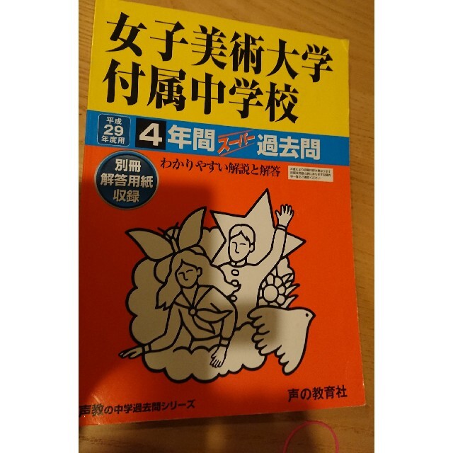 女子美術大学付属中学校 平成２９年度用 エンタメ/ホビーの本(語学/参考書)の商品写真