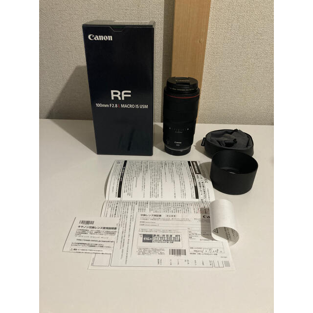 品質が完璧 Canon - 保証5年付 USM IS MACRO L F2.8 RF100mm Canon レンズ(単焦点)