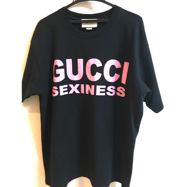 Gucci(グッチ)のグッチ GUCCI 2020SS SEXINESS ロゴ 半袖Tシャツ 本物 メンズのトップス(Tシャツ/カットソー(半袖/袖なし))の商品写真