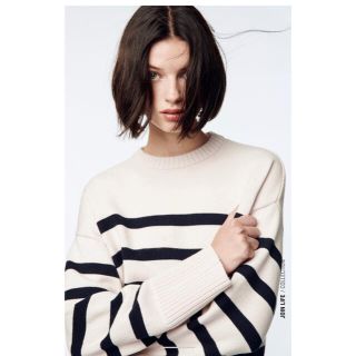 ZARA - 【完売/新品】ZARA ボーダーニットセーター Sの通販 by rinmama