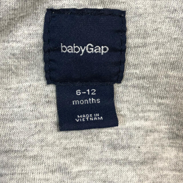 babyGAP(ベビーギャップ)のbabyGAP くま耳 デニム風キルトカバーオール アウター（65〜70cm） キッズ/ベビー/マタニティのベビー服(~85cm)(ジャケット/コート)の商品写真