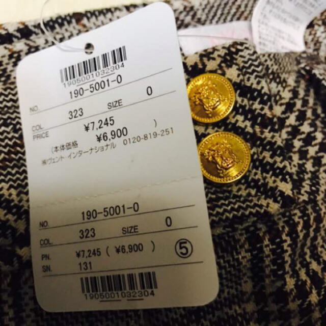LIZ LISA(リズリサ)のタグ付未使用❤︎リズリサLIZLISA 秋冬チェック柄ショートパンツ レディースのパンツ(ショートパンツ)の商品写真
