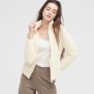 ユニクロ(UNIQLO)のファーリーフリースフルジップジャケット（すっきり・長袖）(ブルゾン)