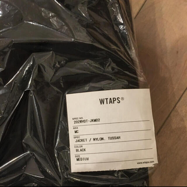 W)taps(ダブルタップス)の【Mサイズ】WTAPS MC JACKET NYLON TUSSAH BLACK メンズのジャケット/アウター(ダウンジャケット)の商品写真