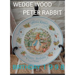 ウェッジウッド(WEDGWOOD)の【WEDGE WOOD】ウェッジウッド ピーターラビット バースデー プレート(食器)