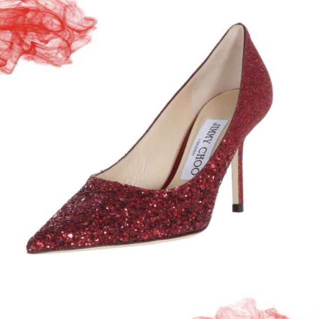 JIMMY CHOO(ジミーチュウ)の新品 JIMMY CHOO ジミーチュウ LOVE85 RED レディースの靴/シューズ(ハイヒール/パンプス)の商品写真