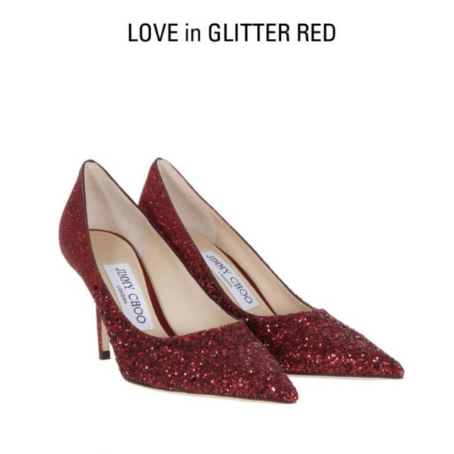 JIMMY CHOO(ジミーチュウ)の新品 JIMMY CHOO ジミーチュウ LOVE85 RED レディースの靴/シューズ(ハイヒール/パンプス)の商品写真