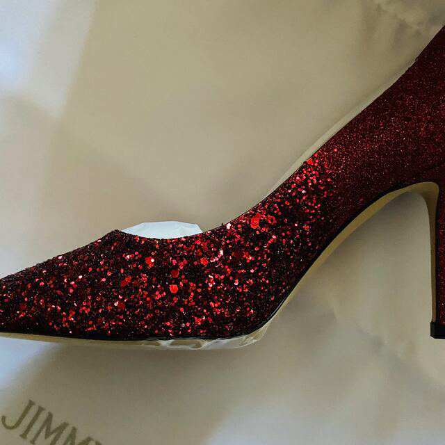 JIMMY CHOO(ジミーチュウ)の新品 JIMMY CHOO ジミーチュウ LOVE85 RED レディースの靴/シューズ(ハイヒール/パンプス)の商品写真