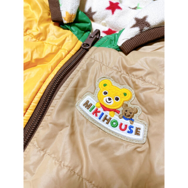 mikihouse(ミキハウス)のミキハウス リバーシブルアウター 90 キッズ/ベビー/マタニティのキッズ服男の子用(90cm~)(ジャケット/上着)の商品写真