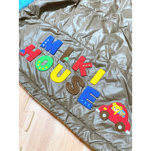 mikihouse(ミキハウス)のミキハウス リバーシブルアウター 90 キッズ/ベビー/マタニティのキッズ服男の子用(90cm~)(ジャケット/上着)の商品写真