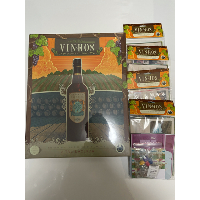 ヴィニョス Vinhos Deluxe Edition ＋ 拡張セット エンタメ/ホビーのテーブルゲーム/ホビー(その他)の商品写真