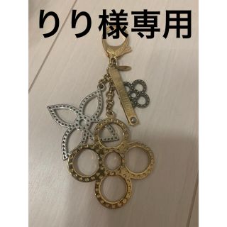 ルイヴィトン(LOUIS VUITTON)のルイヴィトン キーホルダー チャーム ビジューサック・タパージュ M65722(キーホルダー)