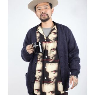 ワコマリア(WACKO MARIA)のWACKOMARIA  MOHAIR CARDIGAN TYPE-1 NAVY(カーディガン)