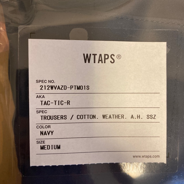 wtaps TROUSERS COTTON. WEATHER. A.H. SSZ