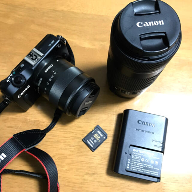 Canon(キヤノン)のdkさま専用　CanonM2  5点セット スマホ/家電/カメラのカメラ(デジタル一眼)の商品写真