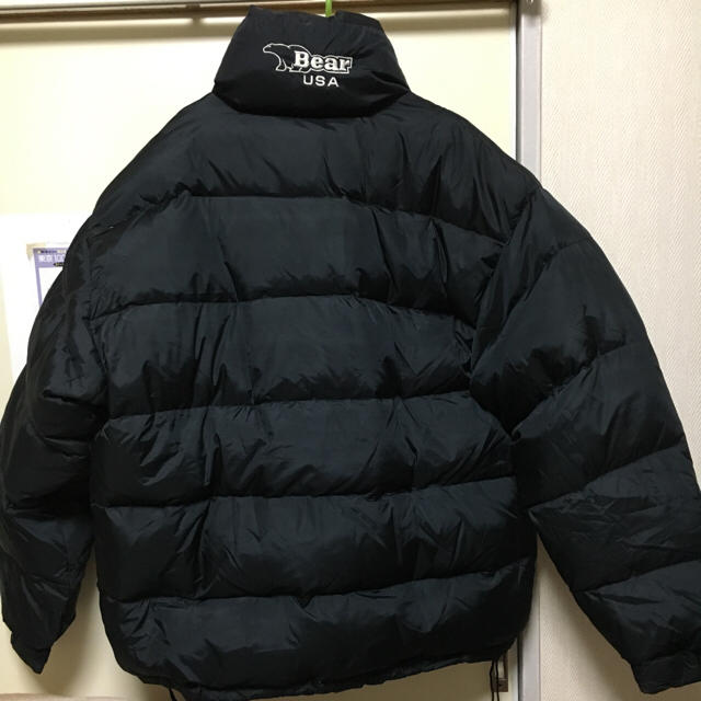 183⭐️Bear USA【90s】リバーシブル　ダウンジャケット　良品