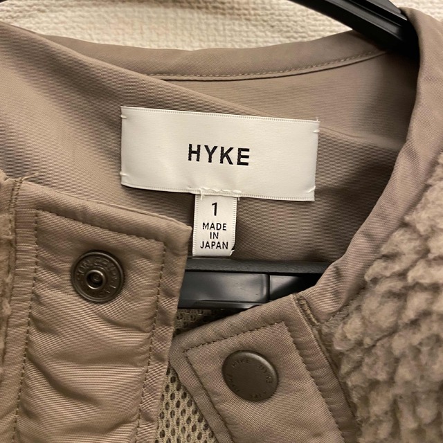 HYKE(ハイク)の【2020AW】HYKE ボアコート【サイズ1 グレー】 レディースのジャケット/アウター(その他)の商品写真